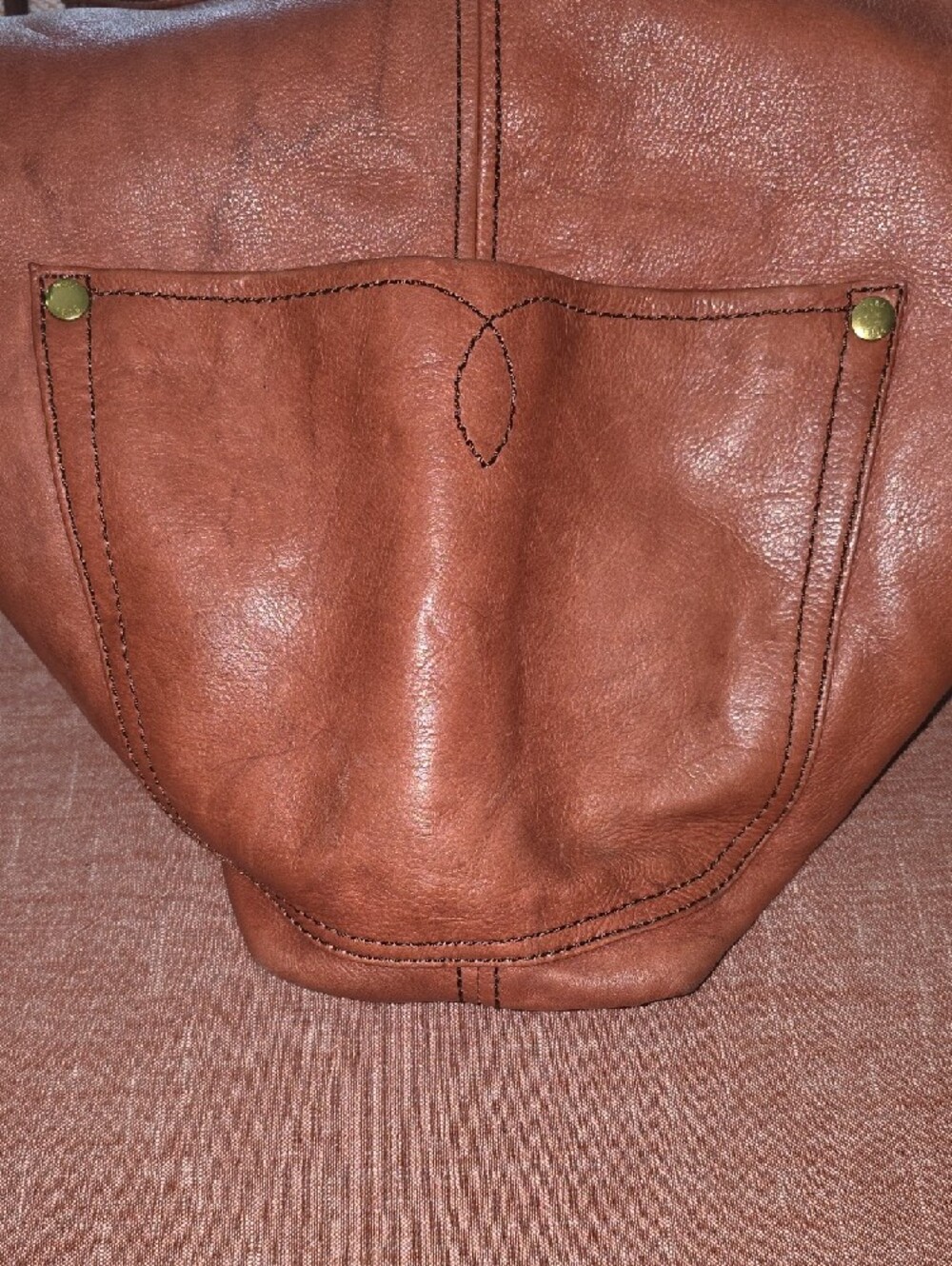 Frye Brown Leather Tote Bag - Picture 10 of 13